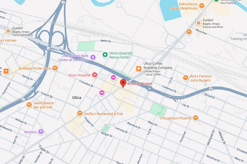 brooklyn brisket location in utica ny